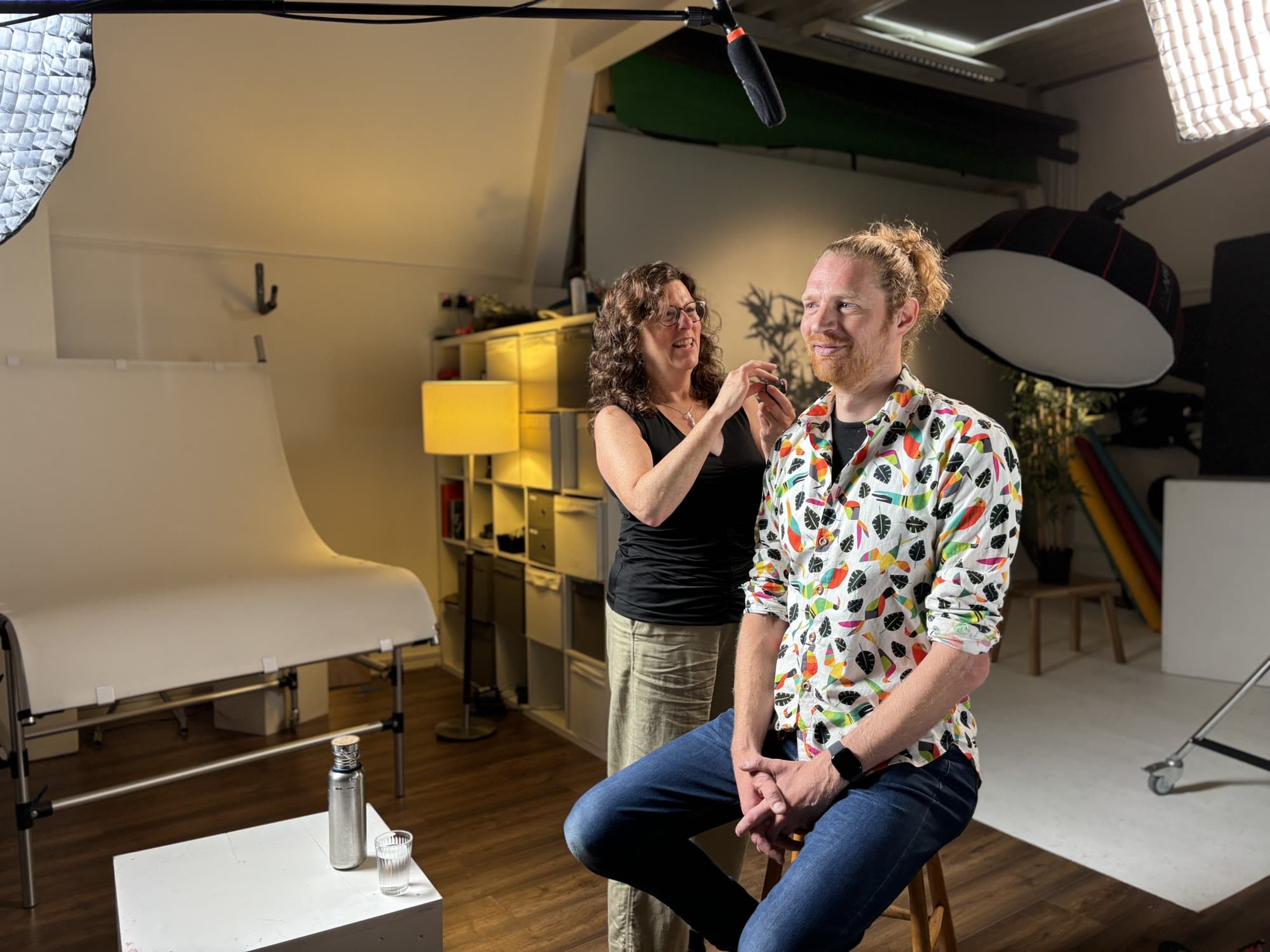 Behind the scenes