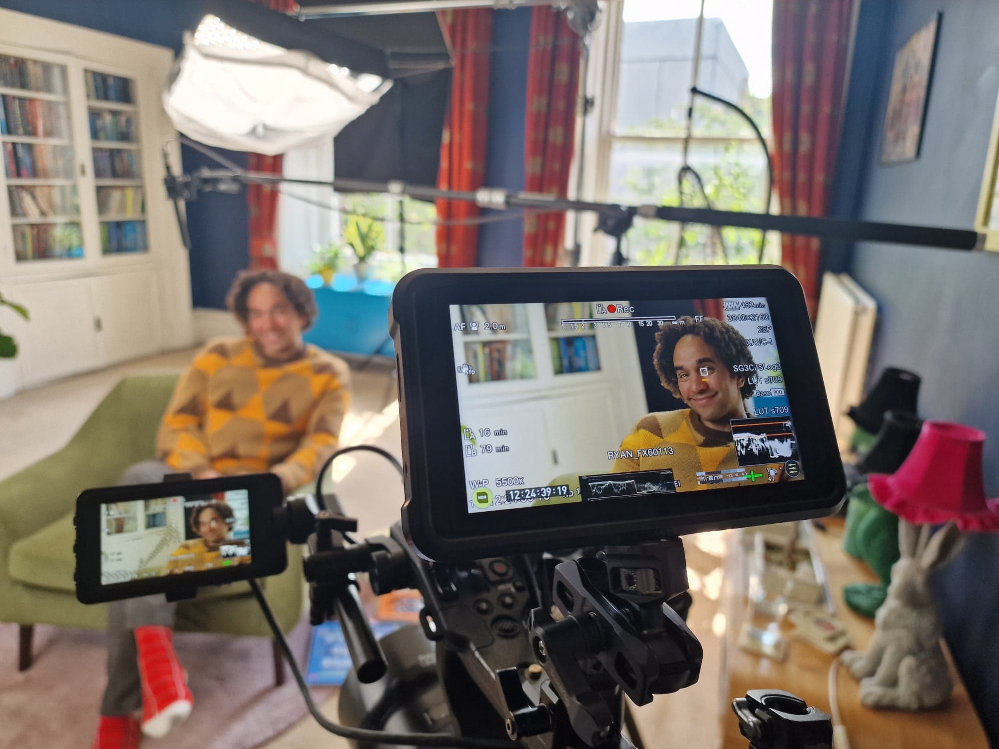 On set with Digeo Collective