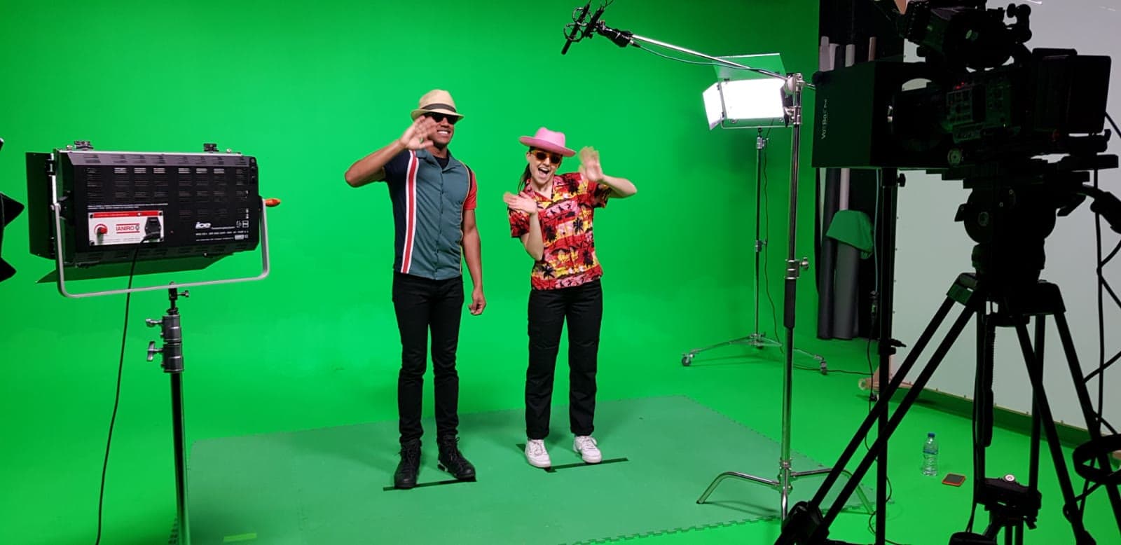On set with the collective
